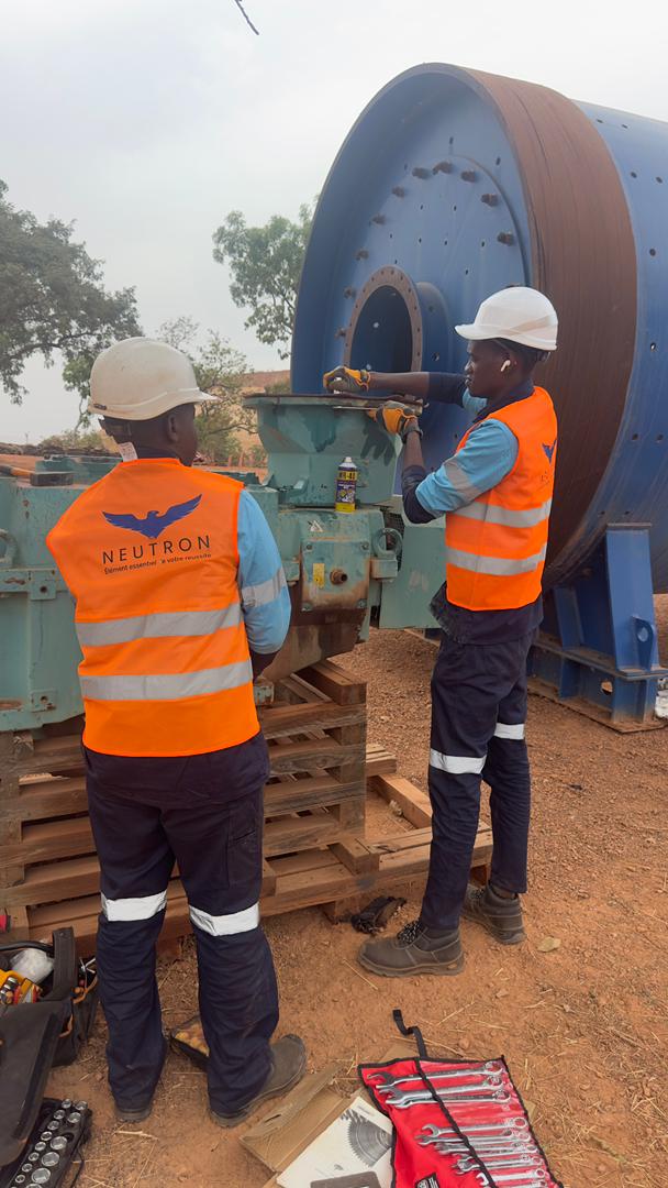 Révision complète du réducteur d'un broyeur industriel