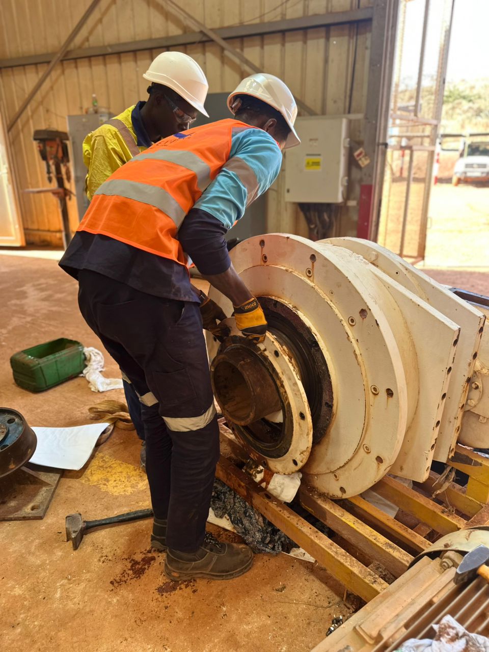 Remontage du joint de trunnion en atelier